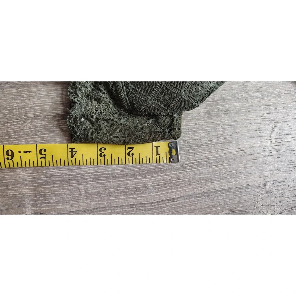 Candies‎ Green Lace Bra 34B Wireless Padded Adjustable Strap